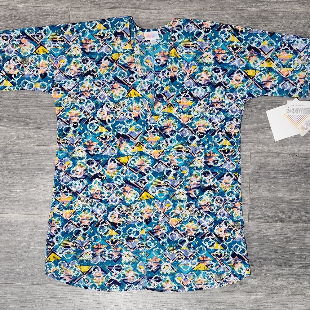 LuLaRoe Blue and Yellow Casual Cover